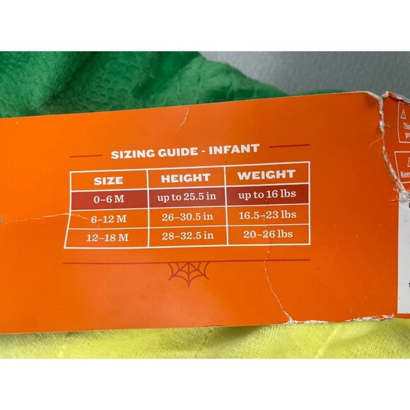 HYDE AND EEK! INFANT TRICERATOPS COSTUME PULLOVER SIZEV 0-6 M - Picture 7 of 12